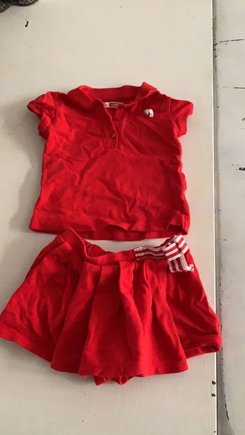 Ensemble short jupe et Polo
