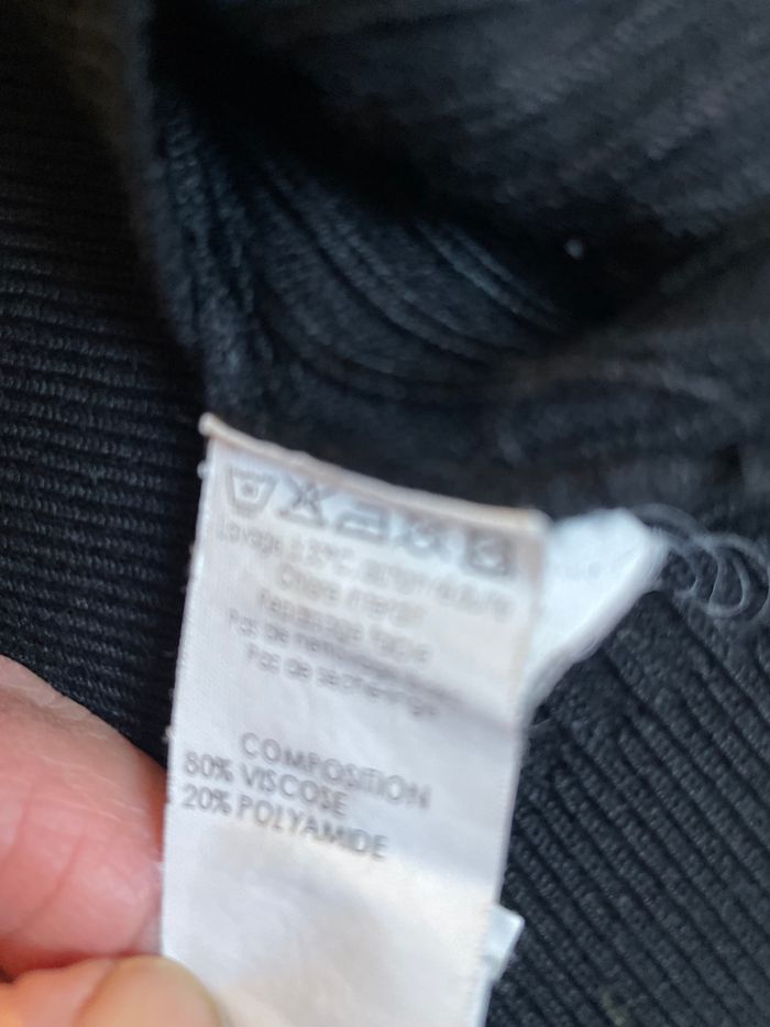 Pull noir femme  S - photo numéro 3