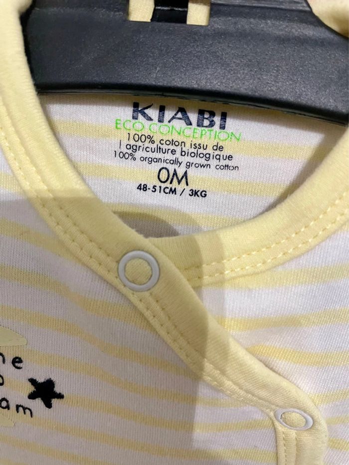 Pyjama / grenouillère, coton, mixte - 0 mois - photo numéro 4