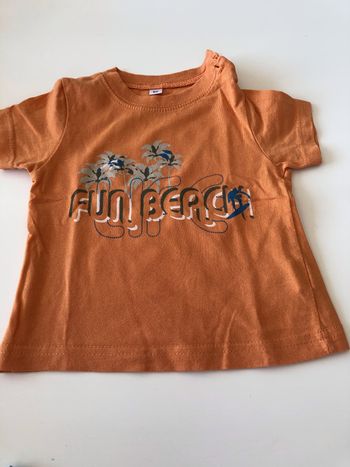 T-shirt bébé Fun beach 9M