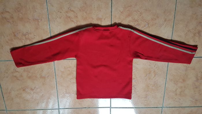 Sweat polaire garçon 10 ans rouge Kool&Look - photo numéro 4