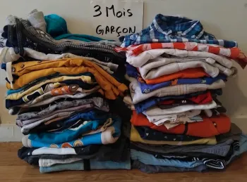 Gros lot vêtements 3 mois garçon +60 articles