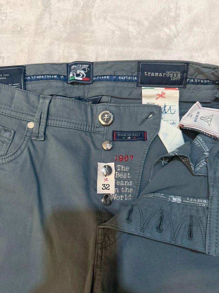 Tramarossa - Jean d'été slim, Gris, taille 32 - photo numéro 2