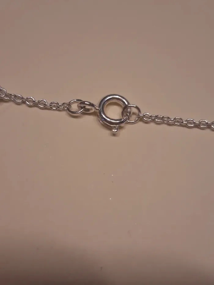 Collier pendentif fantaisie coeur strass - photo numéro 4