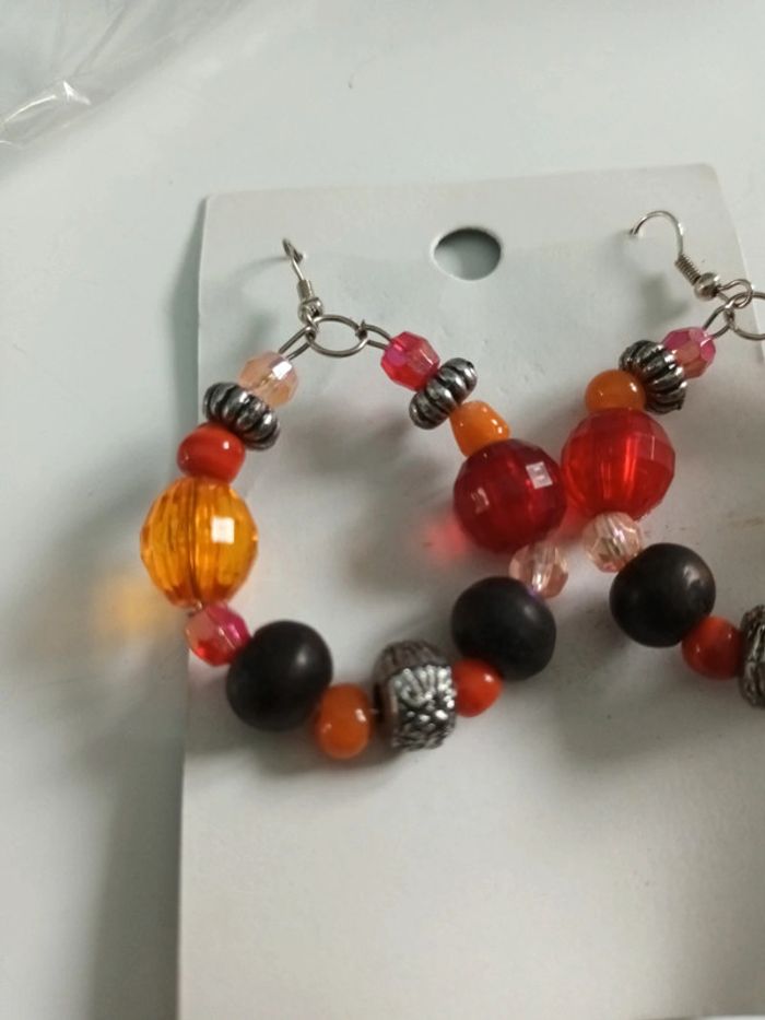 Boucle créole fantaisie - photo numéro 2