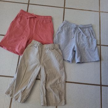 Lot de short 5/6 ans