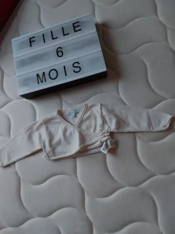 Gilet fille 6 mois Newbom Tex