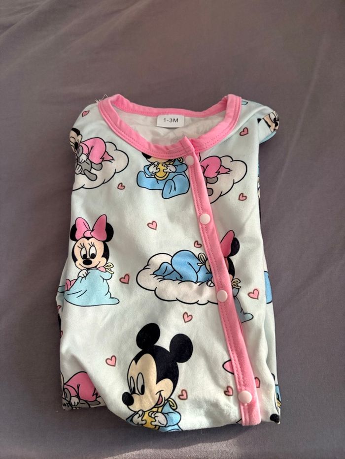 Pyjama Mickey/Minnie 1-3Mois
