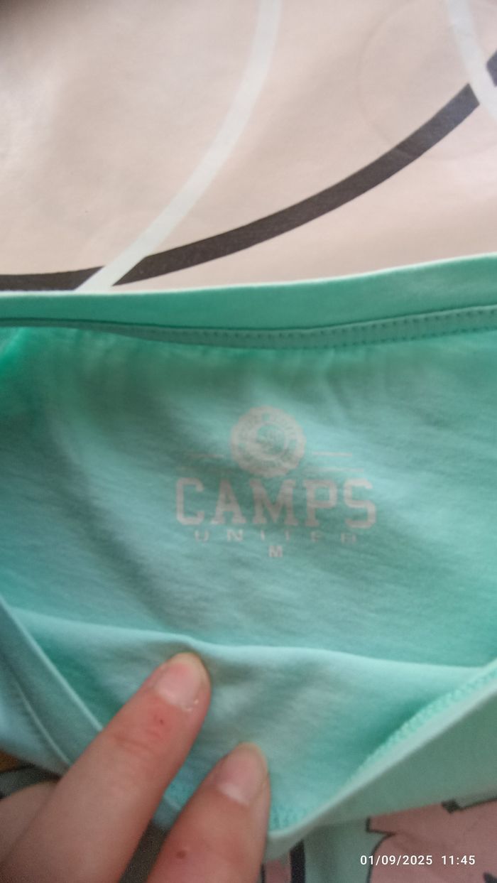 T-shirt court fille M Camps vert - photo numéro 2
