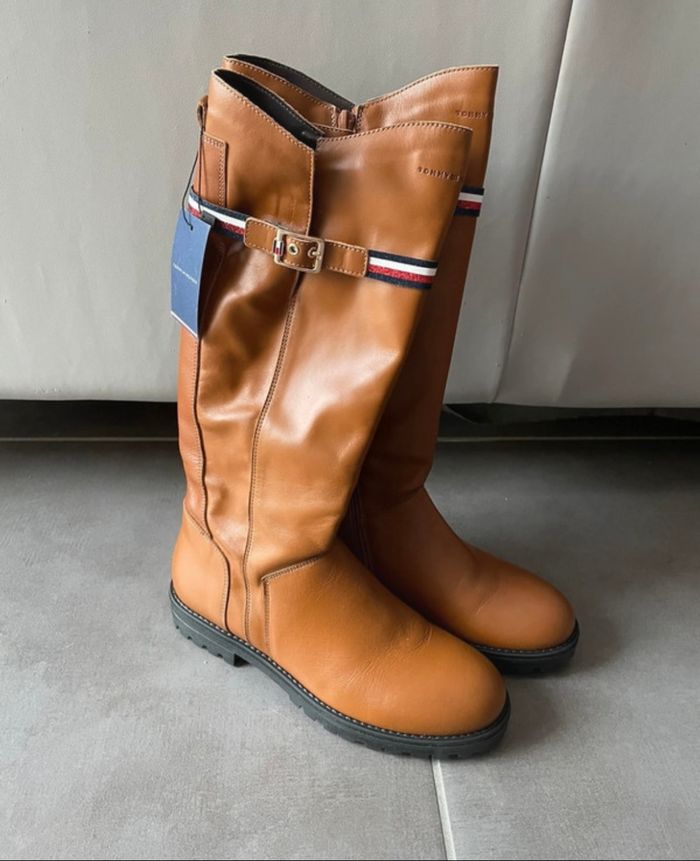 Bottes marrons Tommy Hilfiger - photo numéro 2