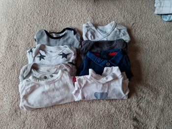 Lot de 11 bodys manches longues