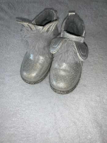 Bottes argentée fille taille 24