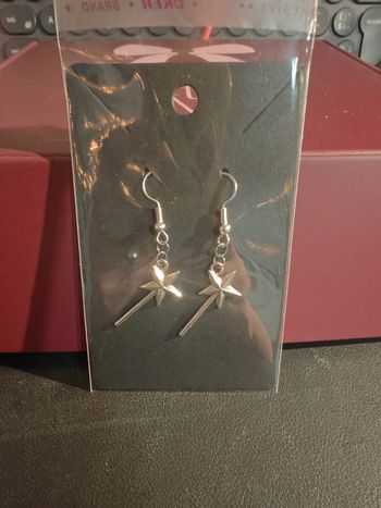 Boucles d'oreilles baguettes magique