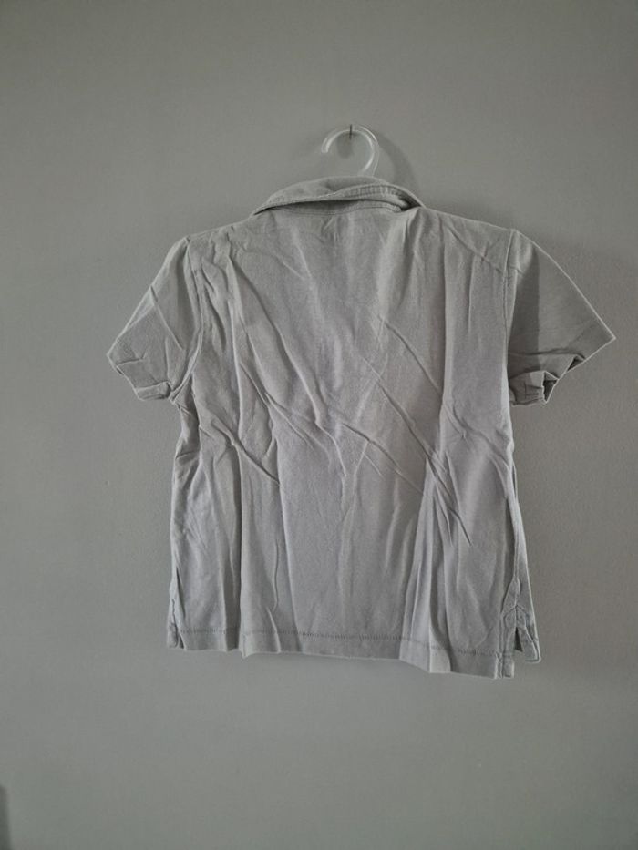 Polo coton gris clair 3 ans manches courtes monoprix - photo numéro 3