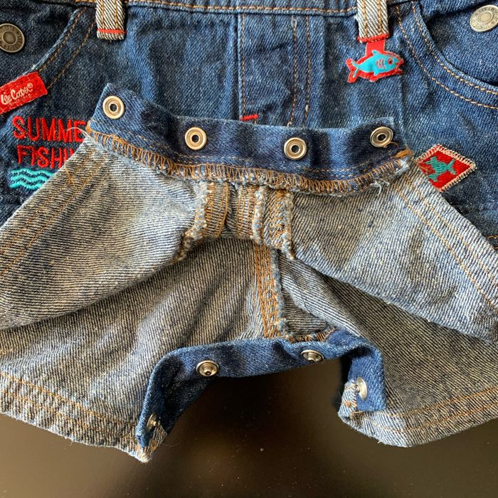 Ensemble Lee Cooper 12 mois salopette t-shirt poissons bleu - photo numéro 8