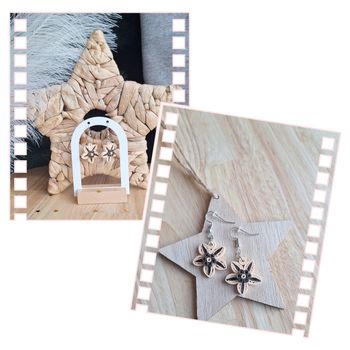 Boucles d'oreilles en quilling ⭐️Stella⭐️