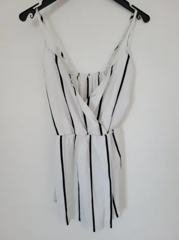 Combi short a rayures