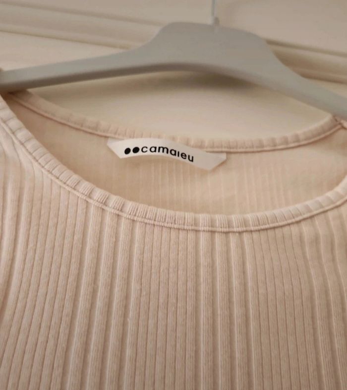 Pull Camaïeu taille S rose neuf - photo numéro 4