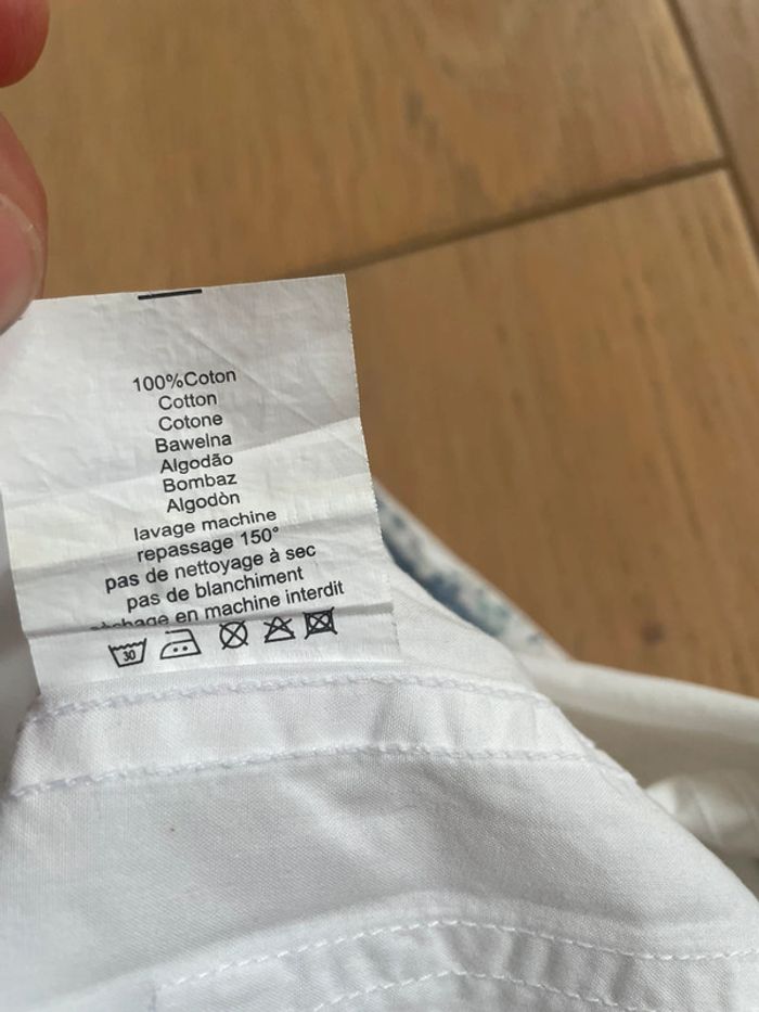 Pantacourt toile blanc - Tri martolod - 36 - photo numéro 5