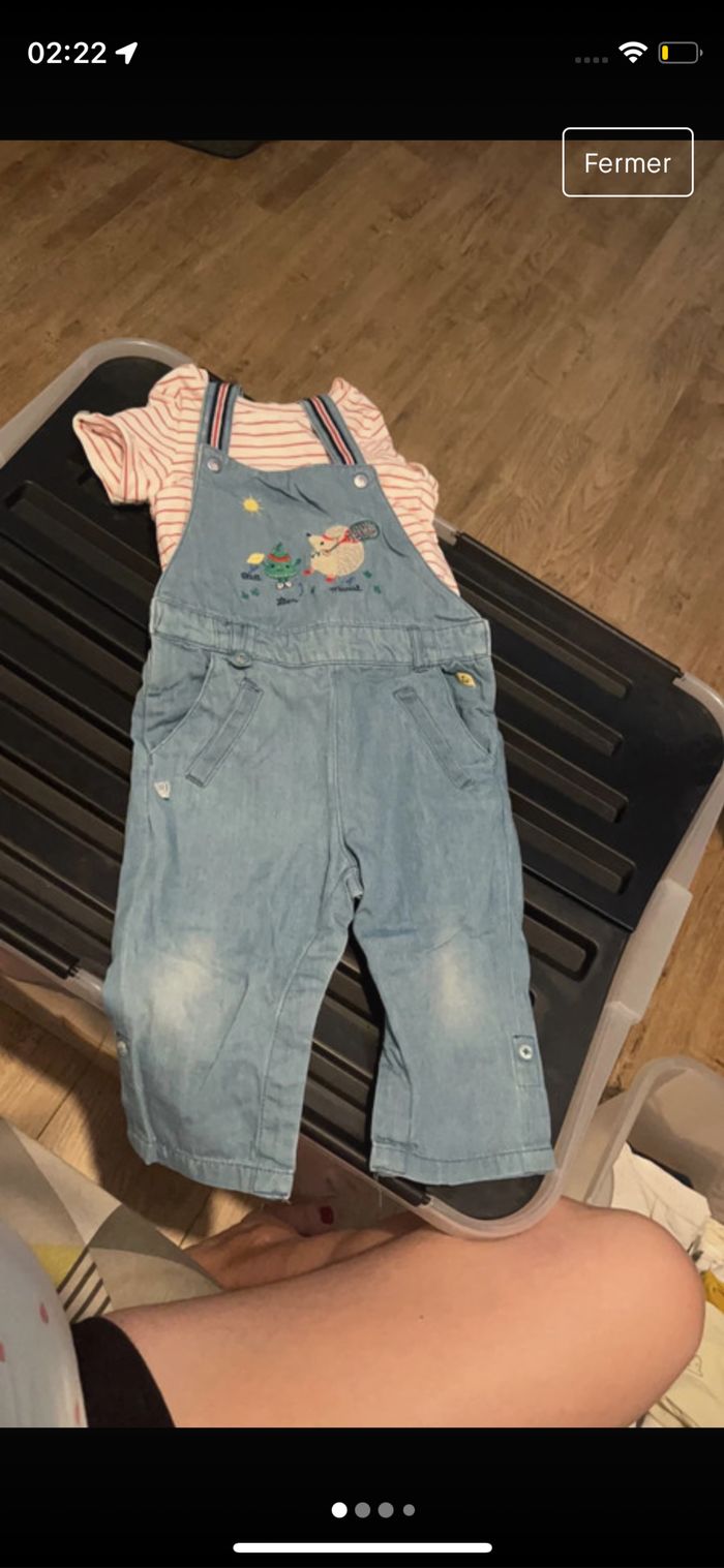 Ensemble salopette légère