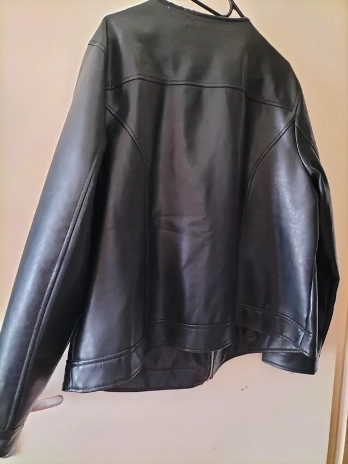 Veste simili cuir femme - photo numéro 5