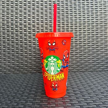 Gobelet Starbucks Spiderman