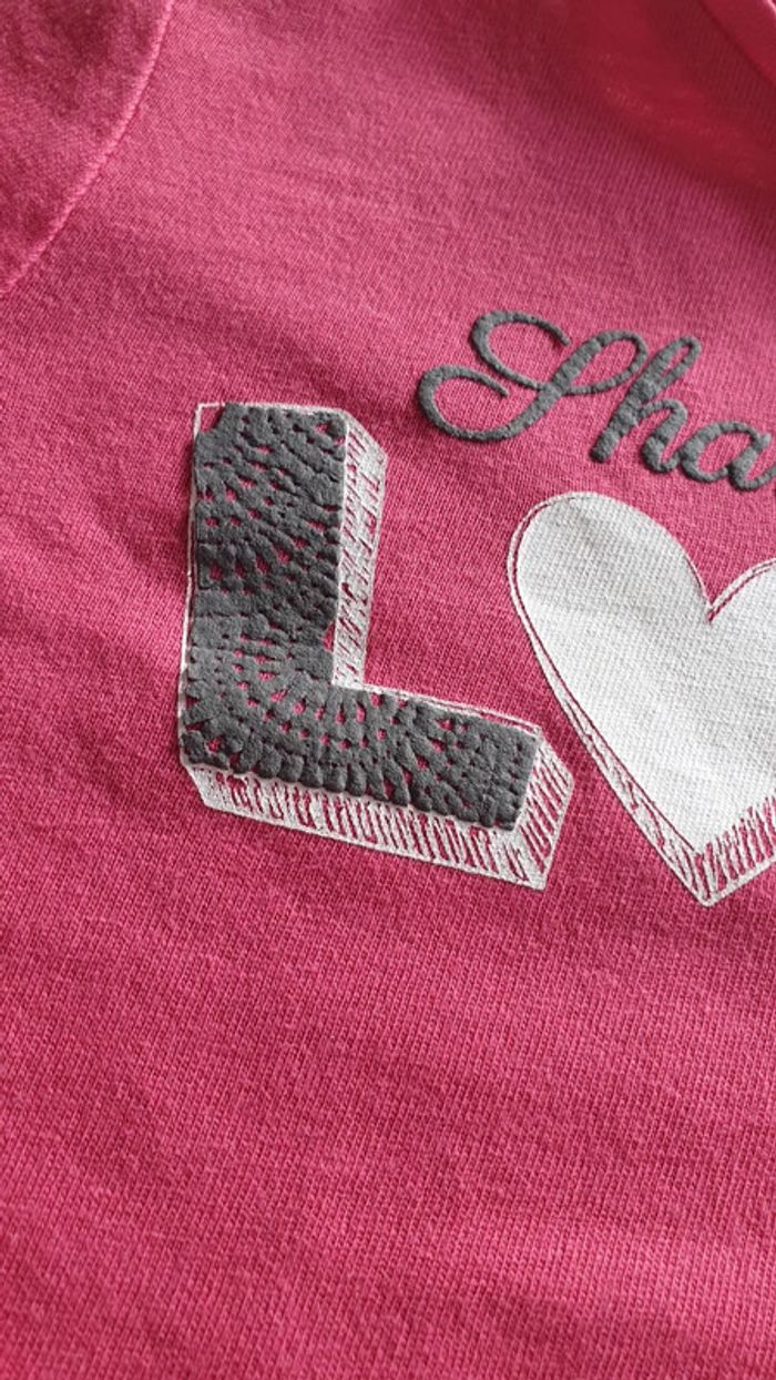 Tee-shirt rose TEX 2-3 ans - photo numéro 6