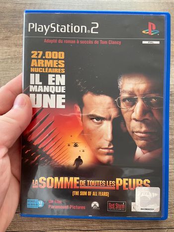 La somme de toutes les peurs ps2