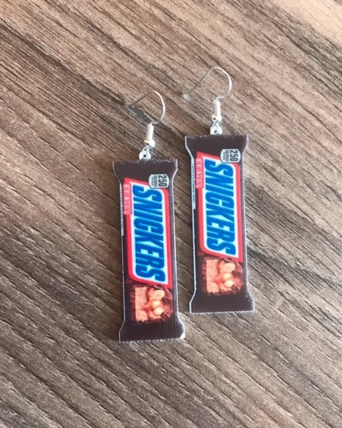 Boucles d’oreilles Snickers