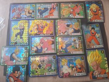 Lot 15 cartes dragon ball
