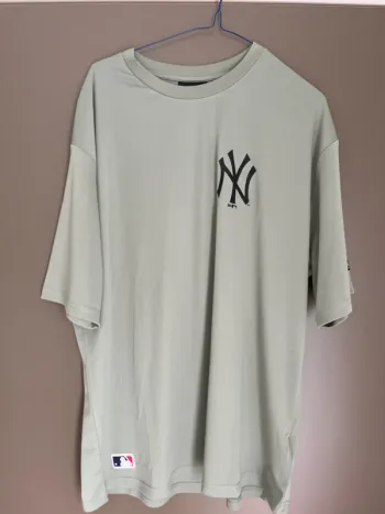 t-shirt homme manches courtes taille L New Era vert amande