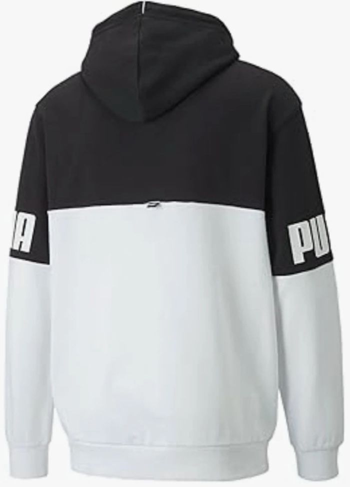 sweat à capuche homme Streetwear Puma noir et blanc taille M 38 - photo numéro 2
