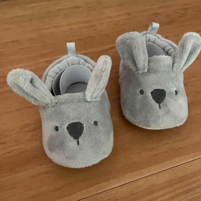 Chaussons lapin bébé