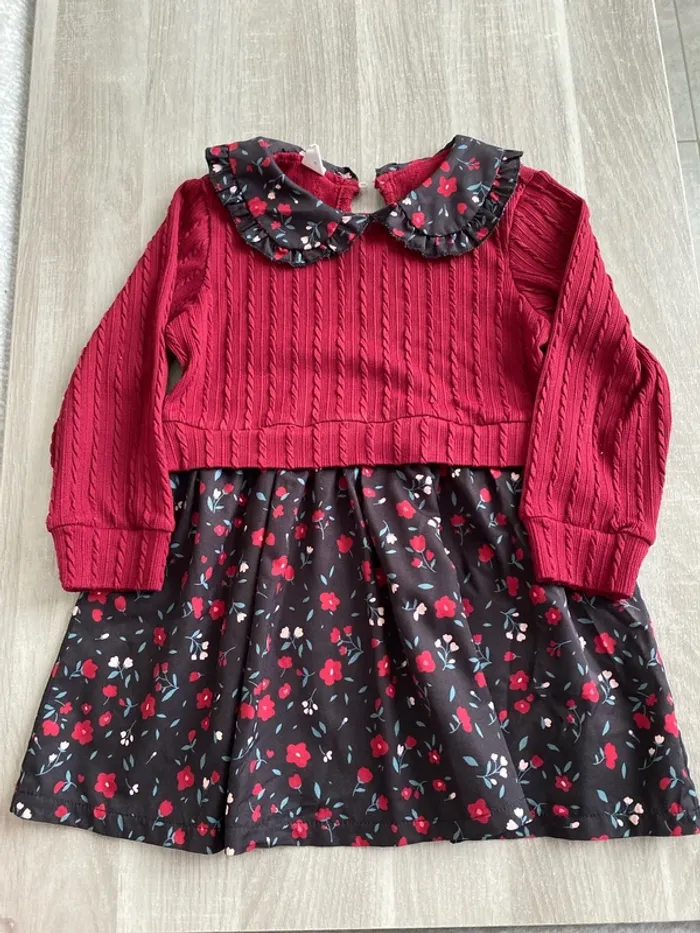 Robe fleurie shein 4 ans
