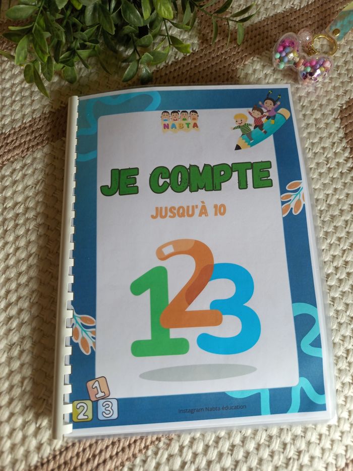 Cahier d'activités maths effaçable avec scratch