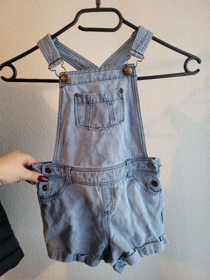 Combishort jean