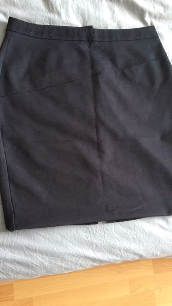 Jupe droite taille haute