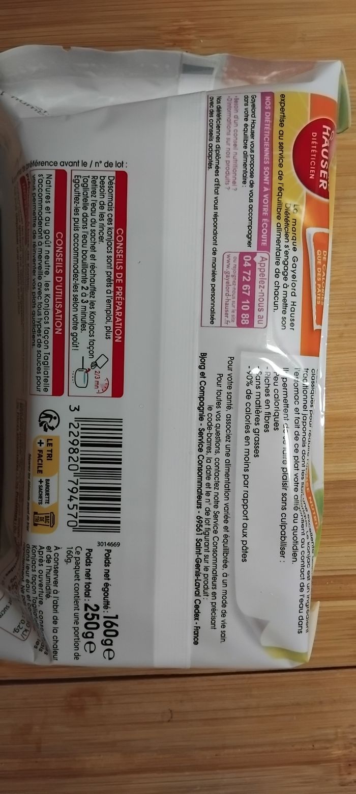 Lot konjac tagliatelles - photo numéro 3