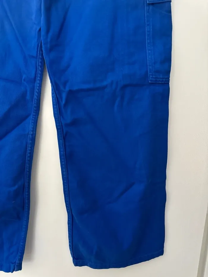 Jean effet cargo large Cache Cache bleu - photo numéro 8