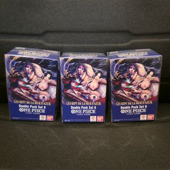 Lot de 3 Bi-Pack One Piece OP-14 Les Sept de la Mer d'Azur