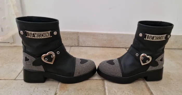 Bottines Love Moschino strass - photo numéro 8