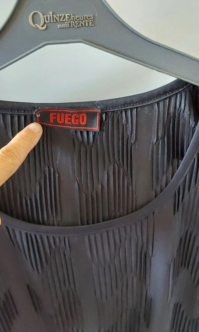 Blouse noire Fuego  T 36 - photo numéro 9