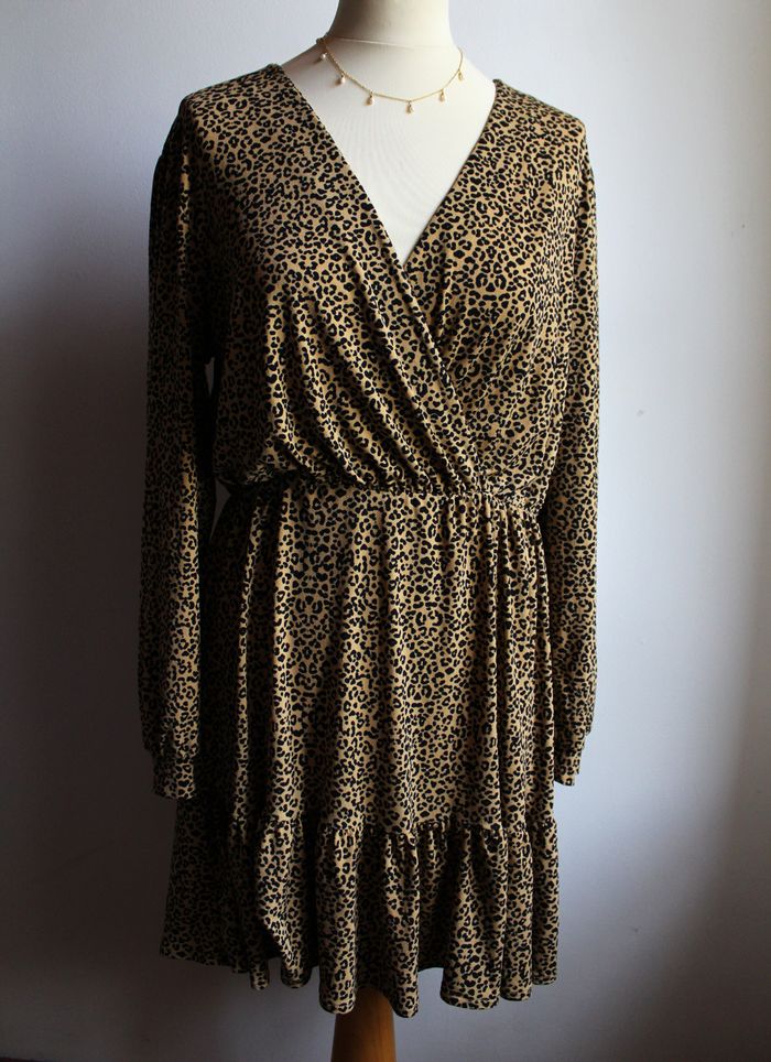 Robe léopard fluide Mango - photo numéro 5