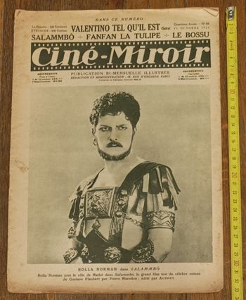 Rare Ciné Miroir 1925 N°84 vintage magazine cinéma