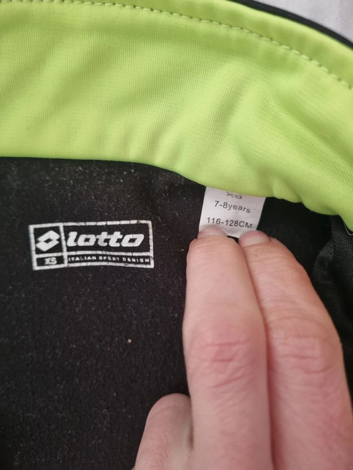 Veste de sport lotto 7.8 ans - photo numéro 3