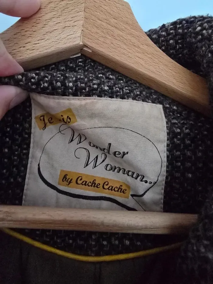 Manteau long à carreaux - photo numéro 5