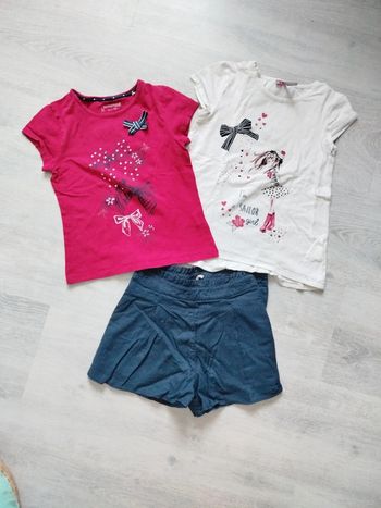 Lot t-shirts short orchestra 8 ans