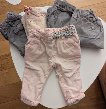 Lots pantalons Okaïdi 6 mois excellent état 
