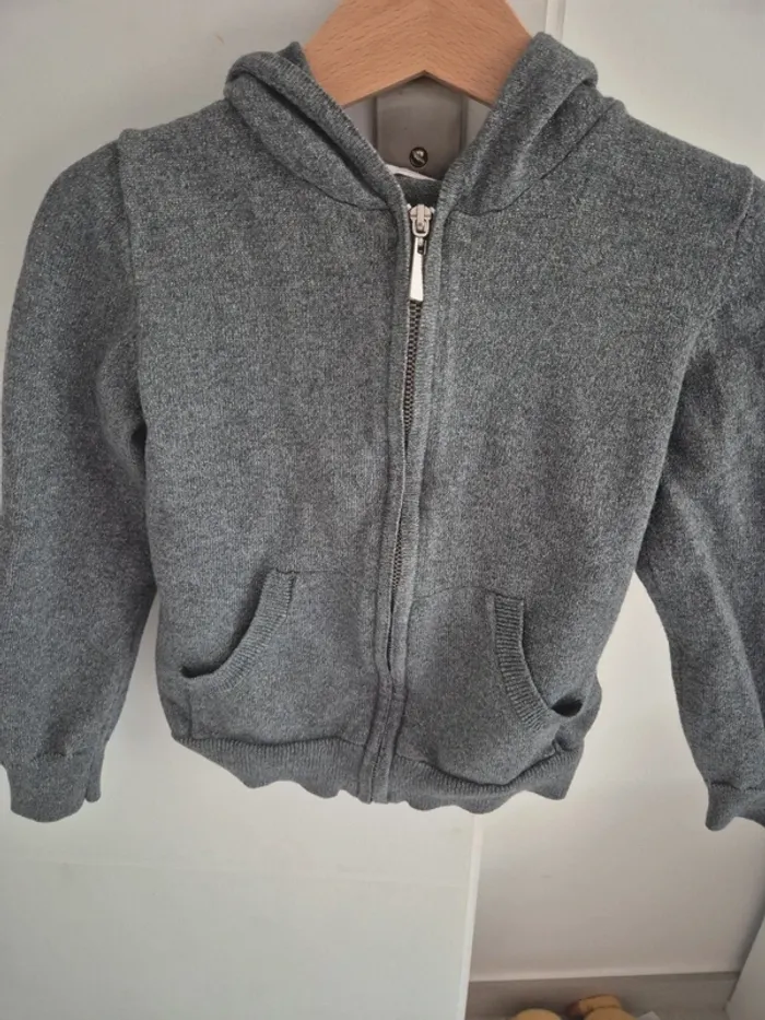 Gilet gris / argenté Monoprix Kids 6 ans - photo numéro 2