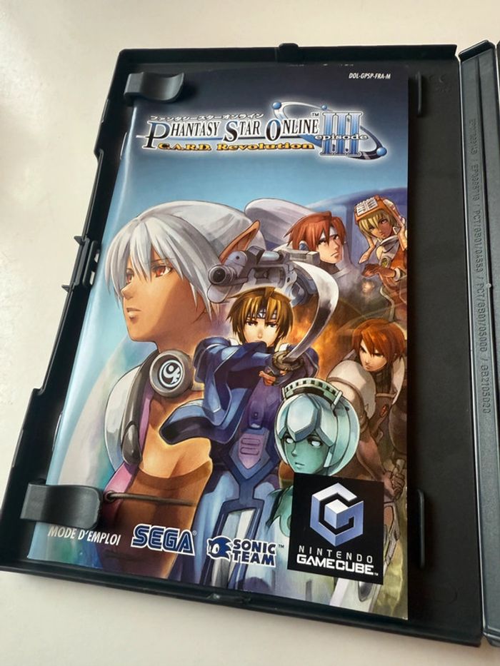 Rare ! phantasy star online III 3 sur Nintendo gamecube avec carte mémoire - photo numéro 5
